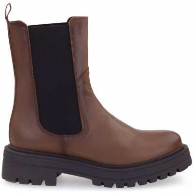 We do vysoké chelsea boots hnědé