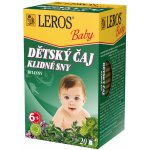 LEROS BABY Klidné sny 20 x 1,5 g – Zboží Dáma LEROS BABY Klidné sny 20 x 1,5 g – Zboží Dáma