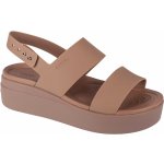 Crocs Brooklyn Low Wedge W 206453 Latte/Mushroom 2EL – Zboží Mobilmania