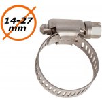 Stahovací spona na hadici 14 - 27 mm celonerezová – HobbyKompas.cz