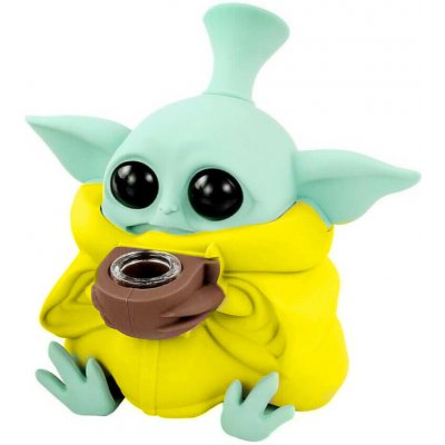 Urban Crew Silikonový Bong Alien 13cm Žlutá – Hledejceny.cz