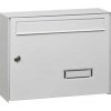 Poštovní schránka Schránka na dopisy, pozinkovaný plech hranatá 6309 - bílá MARS Svratka 6309B