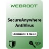 antivir Webroot SecureAnywhere AntiVirus 3 lic. 6 měsíc (WSAAV3-6H)