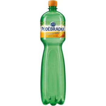 Poděbradka pomeranč perlivá 1500 ml