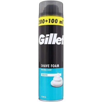 Gillette Sensitive pěna na holení 300 ml