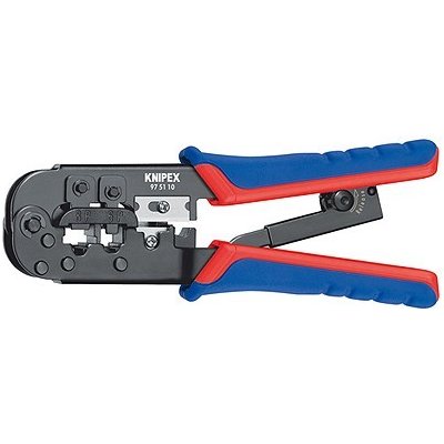 Lisovací kleště Knipex 975110 pro konektory Western, 190mm