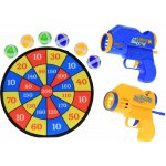 Mikro trading Terč na suchý zip s pistolemi a míčky – Zboží Živě