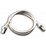 Datacom 1691 Patch, S/FTP CAT6A, 1m, šedý – Zboží Živě