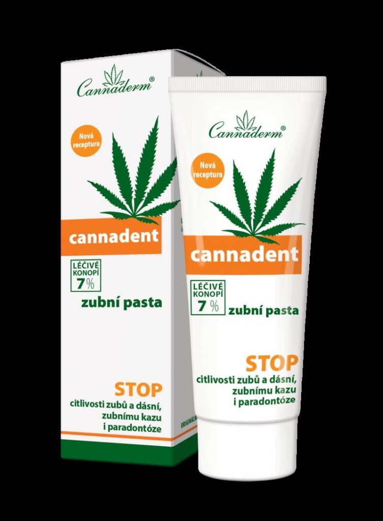 Cannaderm Cannadent zásaditá zubní pasta 75 g