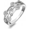 Prsteny Hot Diamonds Luxusní stříbrný prsten s topazy a diamantem Willow DR207