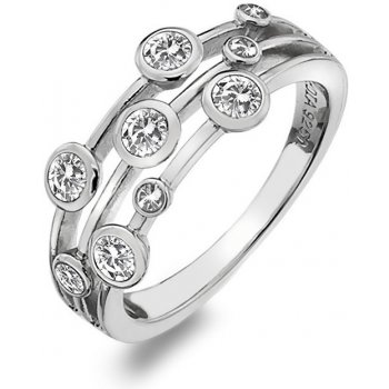Hot Diamonds Luxusní stříbrný prsten s topazy a diamantem Willow DR207