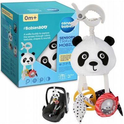 Canpol Babies Smyslový Cestovní kolotoč BabiesBoo 68/091 bílá – Zboží Mobilmania