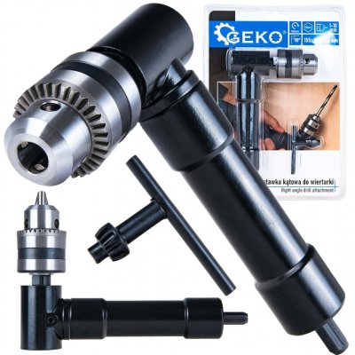 GEKO Úhlový nástavec 90° na vrtačku, sklíčidlo 1–10 mm - G00554 – Zboží Mobilmania