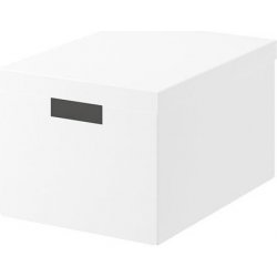 Ikea TJENA Papírová krabice s víkem 25x35x20 cm bílá úložný box - Nejlepší  Ceny.cz