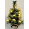 Vánoční stromek Solight vánoční stromek 45cm 15LED 3x AA IP44 časovač