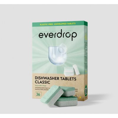 everdrop Tablety do myčky Classic veganské s vůní citronu, máty a zázvoru 36 ks – Hledejceny.cz