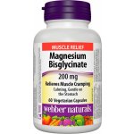 Webber Naturals Magnesium Bisglycinate 200 mg 60 kapslí – Hledejceny.cz