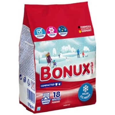 Bonux White Polar Ice Fresh 3v1 prací prášek na bílé prádlo 36 PD 2,34 kg – Hledejceny.cz