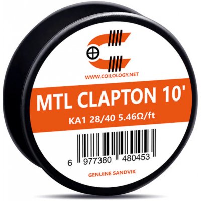 Coilology kanthalový drát KA1 - MTL Clapton - 5,46ohm/ft - 3,04m – Hledejceny.cz