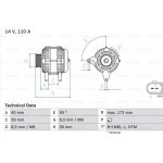 generátor BOSCH 0 986 045 330