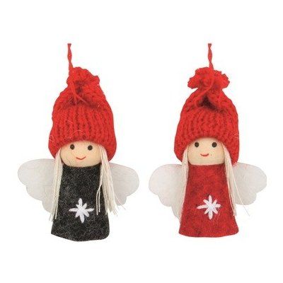 Anděl v pletené čepici 5,5 cm – Hledejceny.cz