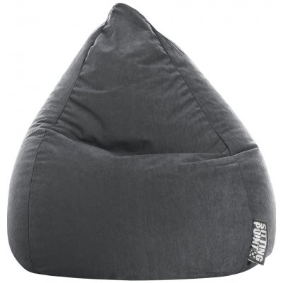 Beanbag sedací vak Easy L 70 × 90 cm antracit – Sleviste.cz