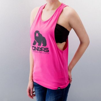 DNGRS Tank Tops Logo Tílko Růžové