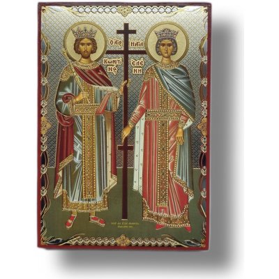 Ikona Svatá Helena a Konstantin Veliký v ruském stylu