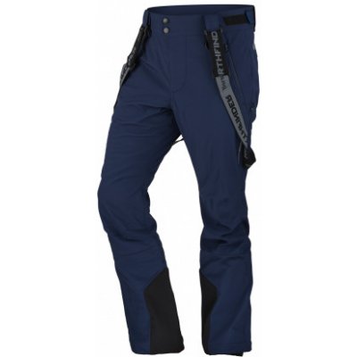 Northfinder pánské lyžařské softshellové zateplené kalhoty ISHAAN tmavě modrá – Zboží Mobilmania