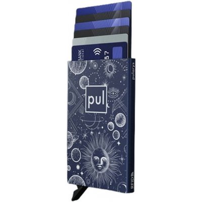 Pularys pouzdro na doklady Stardust motiv vesmír modré, hliník 191110804 – Zboží Živě