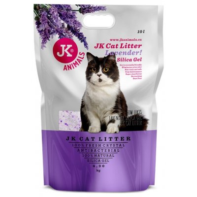 JK ANIMALS Litter Silica gel lavender kočkolit 4,3 kg/10 l – Zboží Dáma