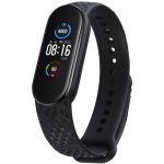 Xiaomi Mi Band 5/6 náhradní náramek Diamantový vzor Černá MBSCZ-5DV001 – Zboží Živě
