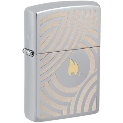 Zippo Flame and Circles Design 22112 – Hledejceny.cz