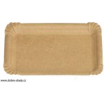 Wimex 48004 Papírový tácek hnědý nepromastitelný KRAFT 13 x 20 cm – Zboží Dáma