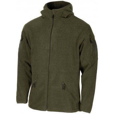 Mikina MFH FLEECE na zip s kapucí TACTICAL ZELENÁ – Zboží Dáma