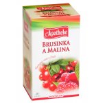 Apotheke Brusinka a malina čaj 20 x 2 g – Hledejceny.cz