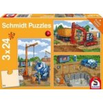 Schmidt Na staveništi 3 x 24 dílků – Zboží Mobilmania