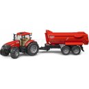 Autíčka Bruder 3099 Traktor Case IH Puma CVX 230 se sklápěcím přívěsem Krampe