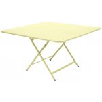 Fermob Caractére 128 x 128 cm kovový skládací stůl Citronově žlutý – Hledejceny.cz