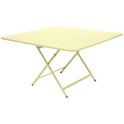 Fermob Caractére 128 x 128 cm kovový skládací stůl Citronově žlutý – Hledejceny.cz