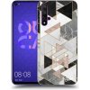 Pouzdro a kryt na mobilní telefon Huawei Picasee silikonové Huawei Nova 5T - Light geometry čiré