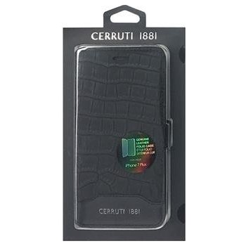 Pouzdro CERRUTI Croco Book iPhone 7 Plus černé