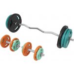Gorilla Sports Set nakládacích tyčí + závaží, 70 kg – Zboží Mobilmania