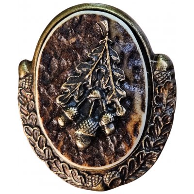 Zubíček Dubová větvička parohové bolo ovál – Zboží Dáma