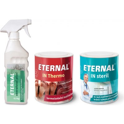Austis Eternal In Steril 1 kg bílá + In Therno 0,9 kg bílá + Odstraňovač plísní 0,5 kg – Zboží Mobilmania