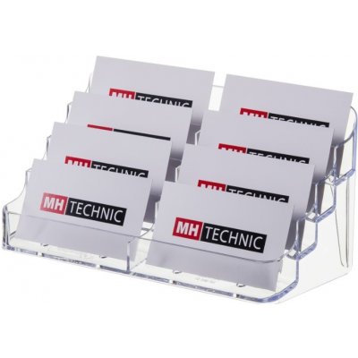 NDC Stojánek na vizitky s osmi zásobníky, kaskádový, 5 ks – Sleviste.cz