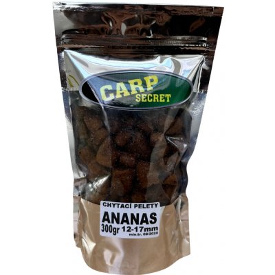 Carp Secret chytací pelety 300 g 12-17 mm Ananas