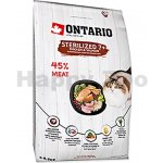 Ontario Cat Fresh Meat Sterilized 7 + Chicken & Salmon 6,5 kg – Zbozi.Blesk.cz