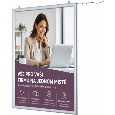 A-Z Reklama CZ LED světelný panel POSTERLIGHT na plakáty B1 Oboustraný – Zboží Živě
