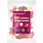 Allnature Mix lyofilizovaného ovoce jahoda malina banán 100 g – Zboží Mobilmania